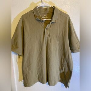 Tommy Bahama Olive Green Short-Sleeve Polo